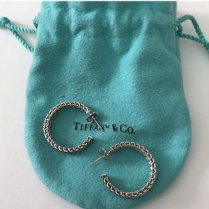 Tiffany & Co Narrow Hoop Earrings